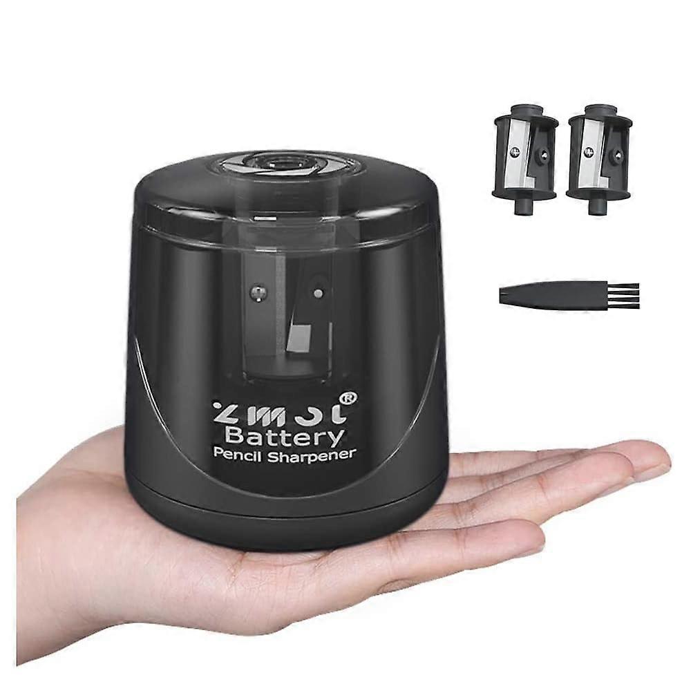 Zmol Battery Powered Electric Pencil Sharpener, Fast Sharpening for Home and School Use, Compact Design