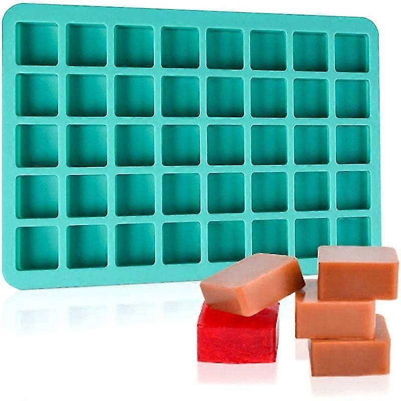 40 Cavity Ice Cube Tray Mold Reusable Silicone Baking Square Mould