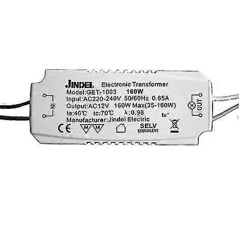 Transformateur halogène Ac220-240V / Ac12V Jindel Get-1003 160w
