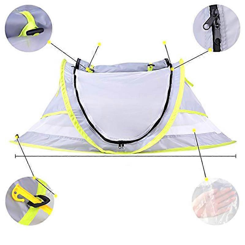Outdoor Pop up Baby Tent Anti Pest Mosquito Mesh Sun Shelter Zipper Closure Lightweight Portable Sunshade for Infant New