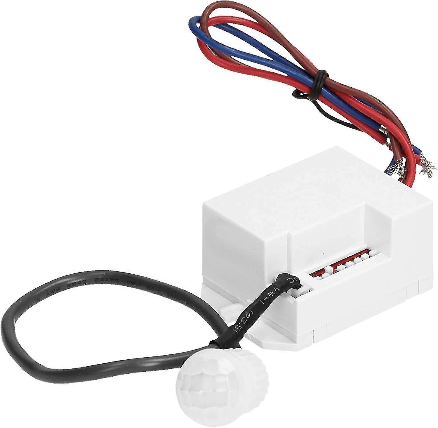 Ac 110v-240v Compatible Mini 140 Degree Led Motion Detector With Twilight Sensor And Timer