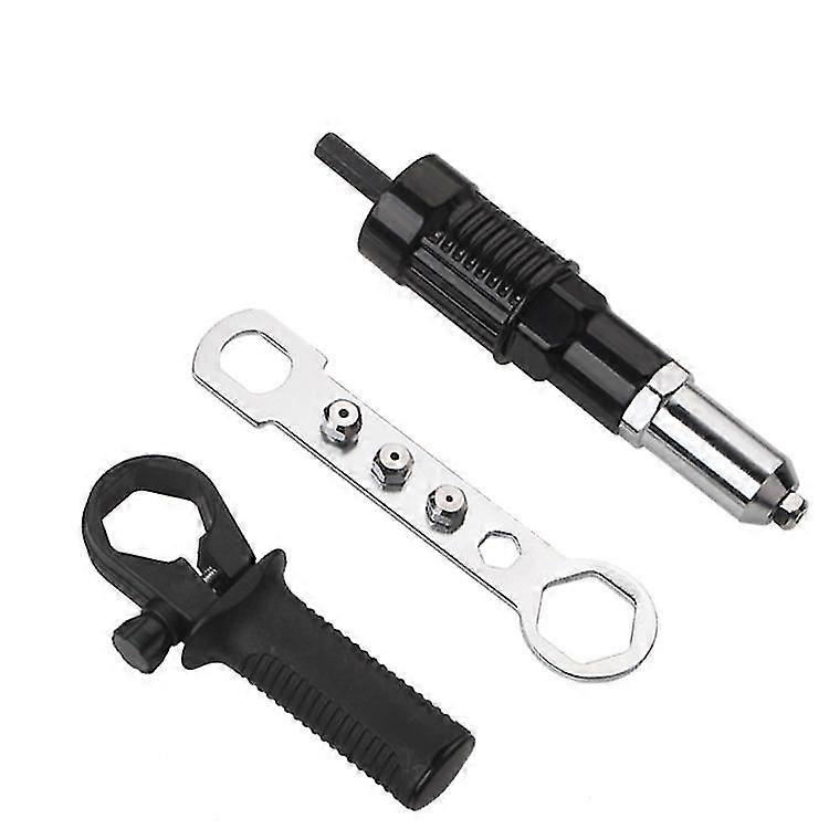 Riveter Pliers Cordless Rivet Gun Electric Rivet Drill Tool Kit Adapter Insert