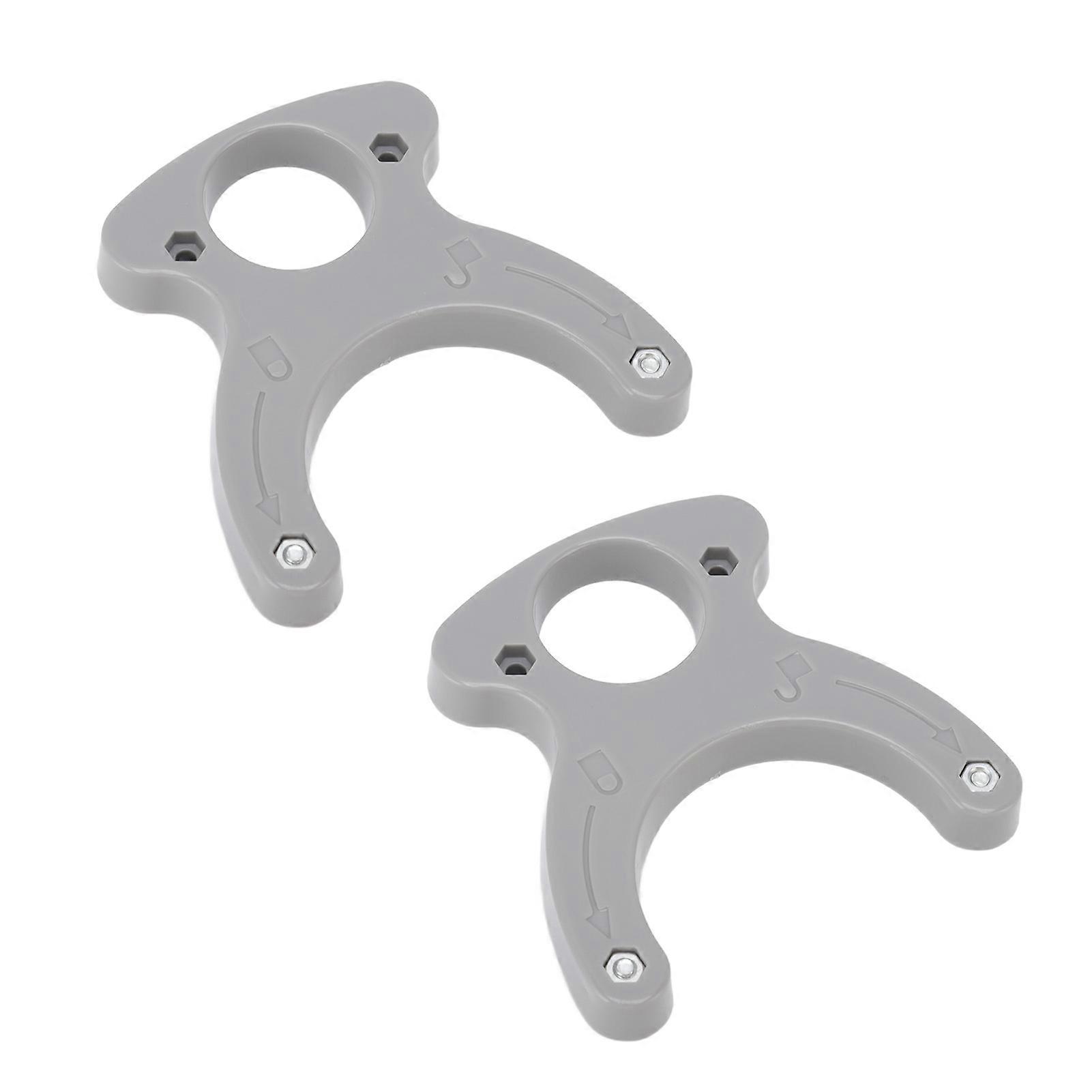 2Pcs Plastic Router Table Insert Plate Wrench 9.5x10x1.8cm