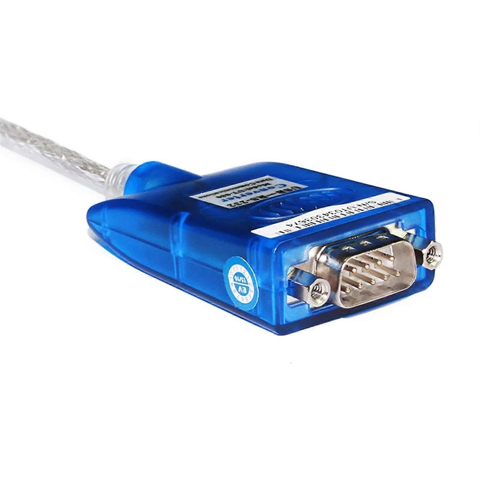 UT-8801 USB to RS232 Interface Converter 9-p Adapter FT232 Chipset Cable Win7 Win10 Linux(Nut Type,1.5m)