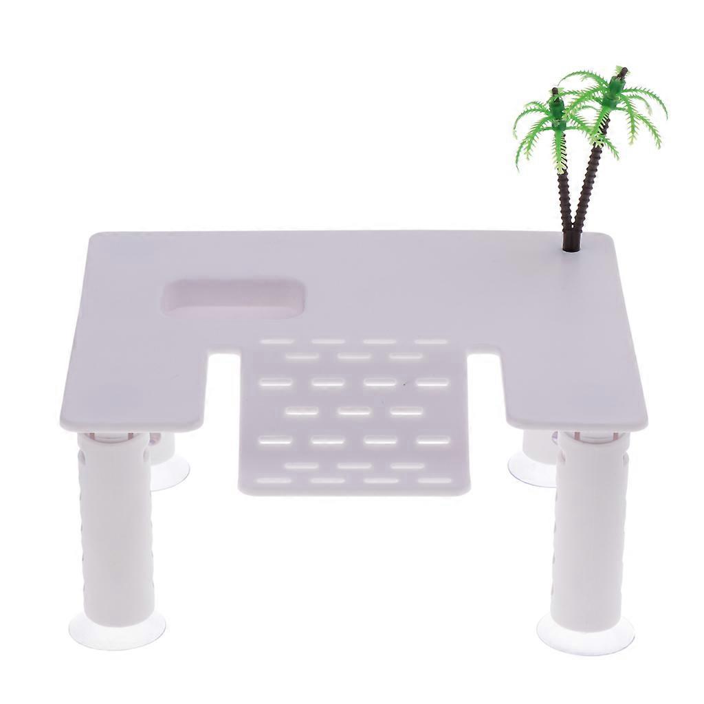 Plastic Floating Turtle Pier Rectangular Terrapin Dock Frogs Reptile Ramp
