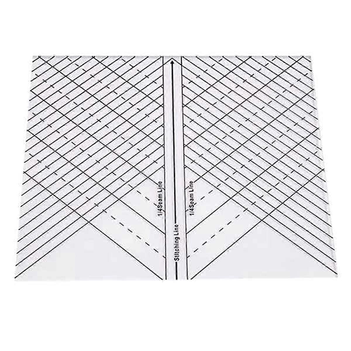 مسطرة مستقيمة لخياطة القوس، مسطرة مستقيمة للخياطة