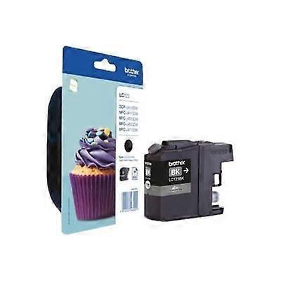 BROTHER LC-123 Tintenpatrone - Schwarz - Standardkapazität 2 x 600 Seiten - 2er Pack