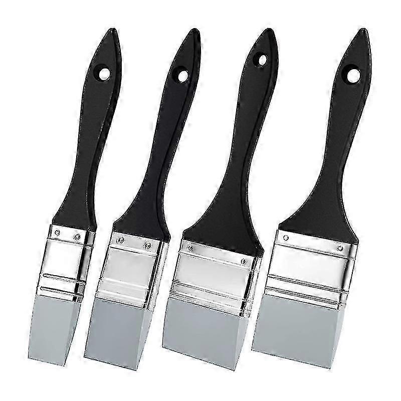 4 Pcs シリコン ペイント ブラシ セット カラー シェイパー シリコン ブラシ 樹脂ペイント ブラシ用、 1 1.5 2 2.5 インチ