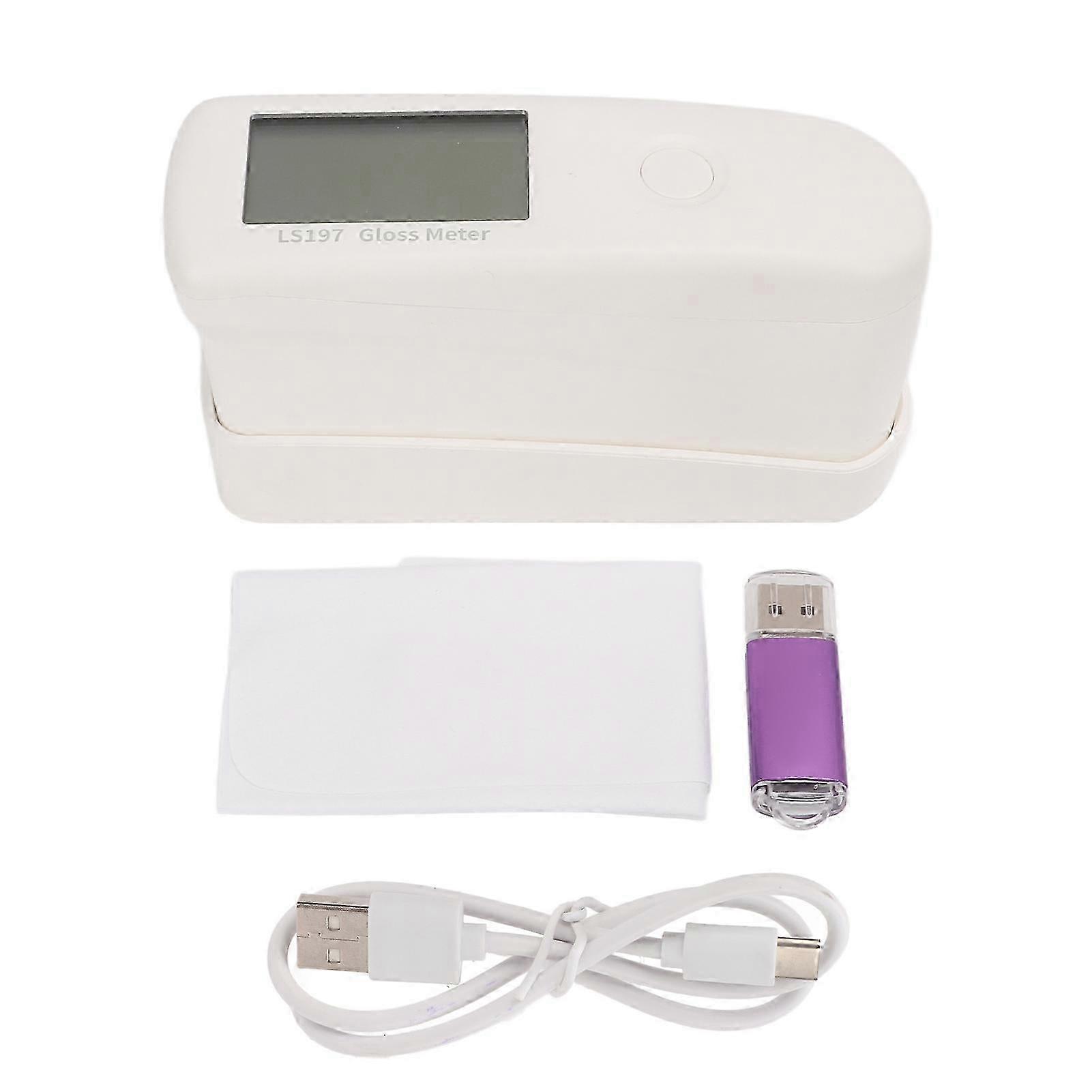 Ls197 Gloss Meter Intelligent Car Paint Stone Metal Glossometer Gloss Testing Equipment For Industry