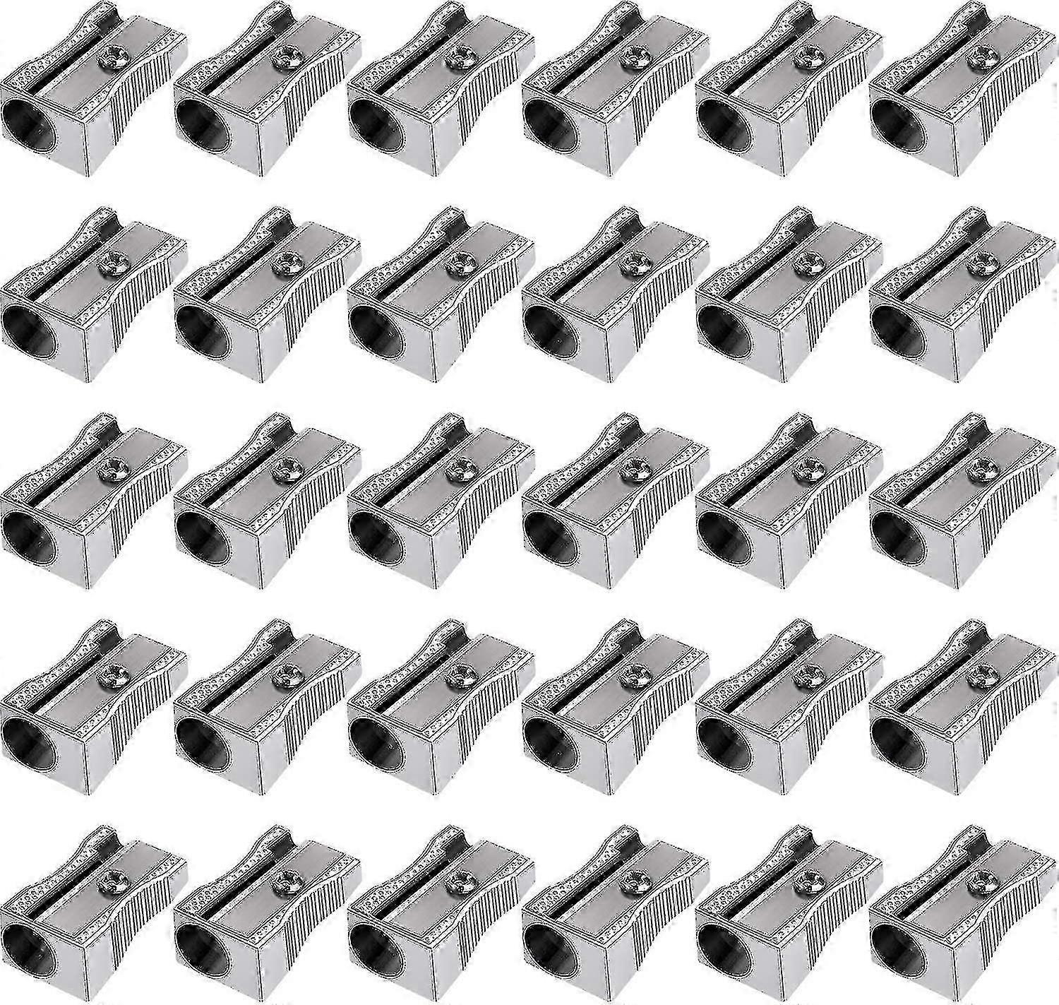 Metal Sharpener Manual Pencil Sharpener,24pcs Pencil Sharpener Handheld, Pencil