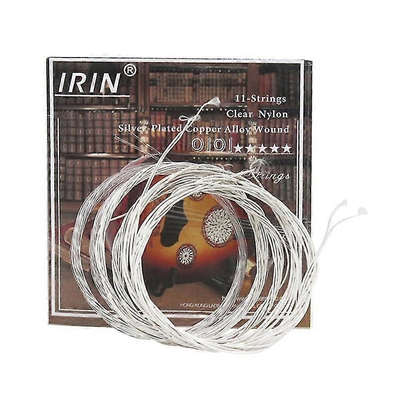 Clear Nylon And Silver-Plated Copper Alloy Wound String Replacement OUD Strings