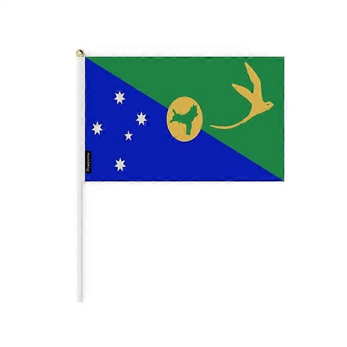 Flag - Mini Flag Island - 14 x 21 cm - Durable Polyester - Double-sided Print - Multicolor