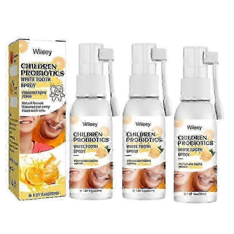 子供プロバイオティクスホワイトニング歯スプレーナチュラルフォーミュラクリーニング口健康な歯新鮮な息の子供歯科ケア歯磨き粉