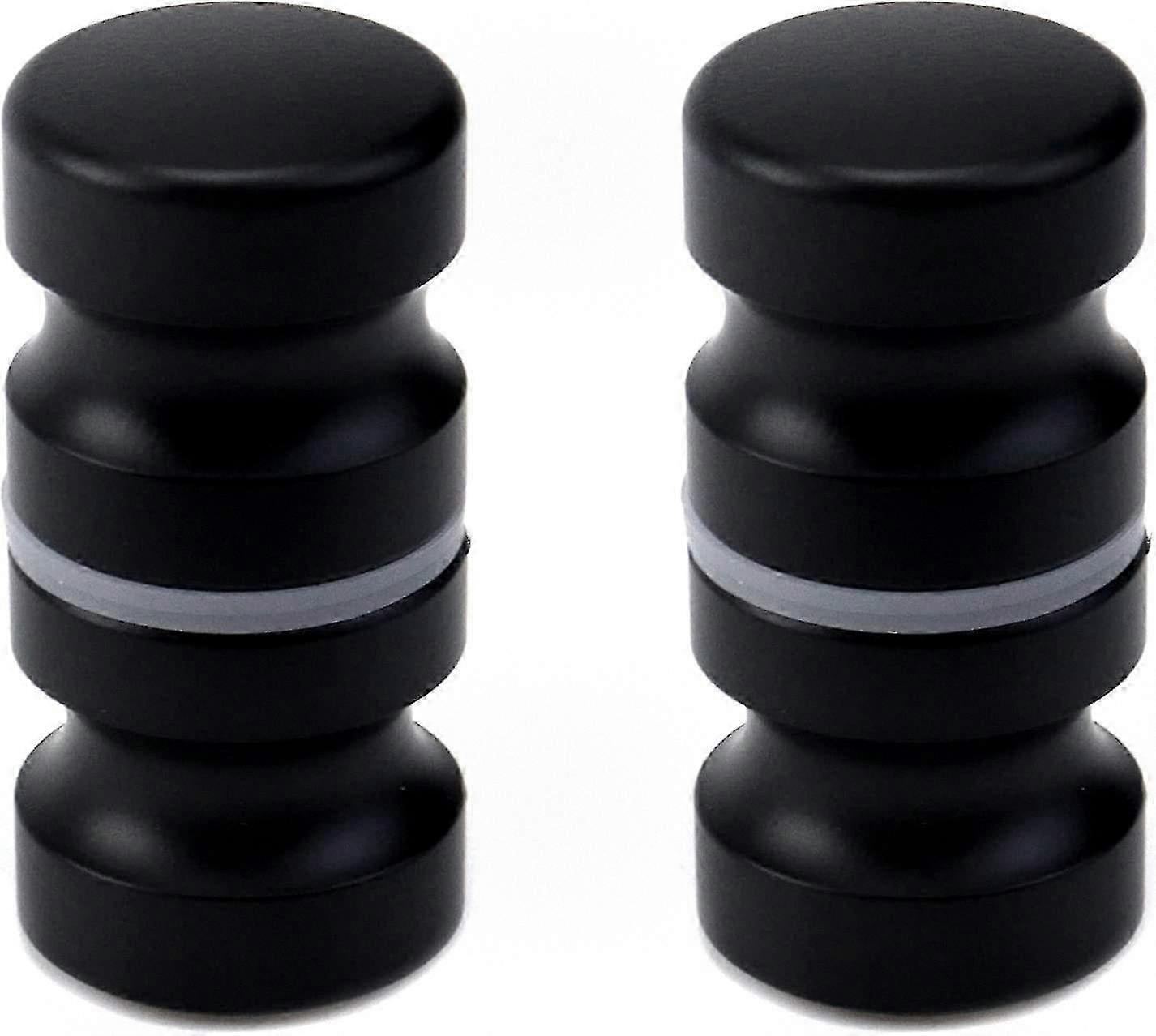 2pcs Black Bathroom Pull Handles, Suitable for Shower Glass Door Knobs, Back to Back Knobs for Shower Doors
