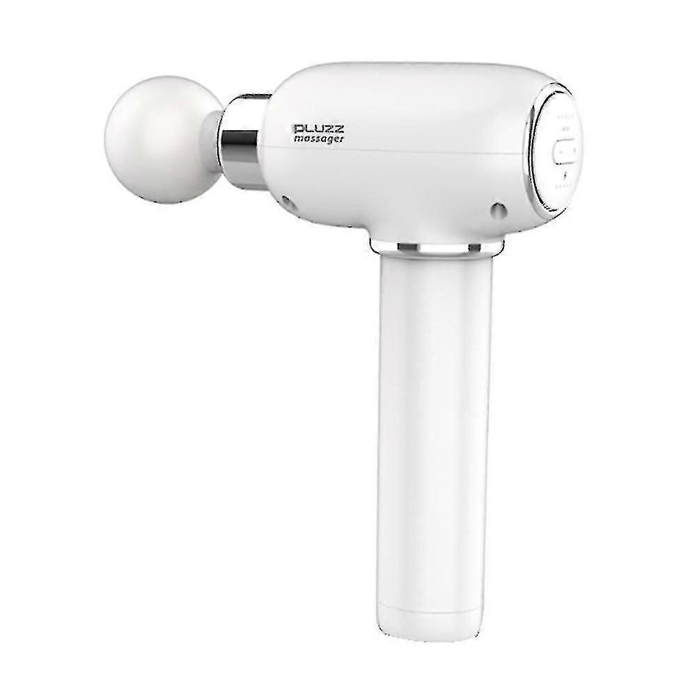 Muscle Massager Muscle Management Body Relaxation Machine Device With 5 Replacement Heads,white