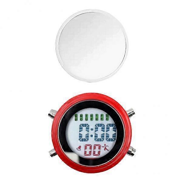 2x Waterproof Mini Wall Clock Shower Clock Watch with