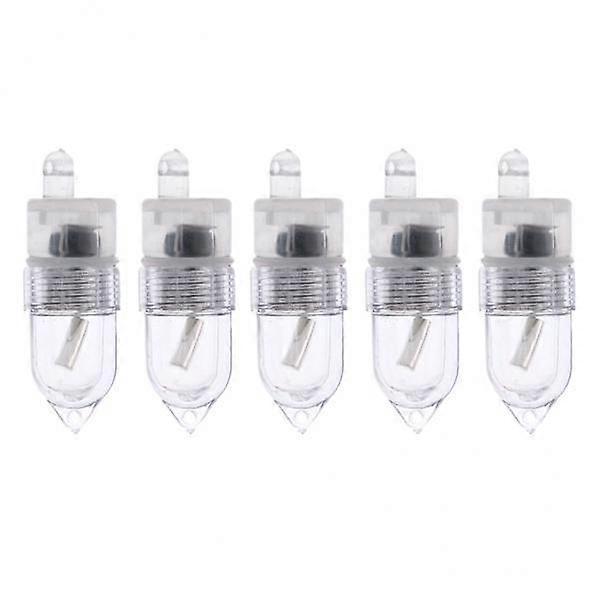 2x Set van 5 Zeekarper Coarse Night Fluorescerende Hengel Tip LED Verlichting Clips