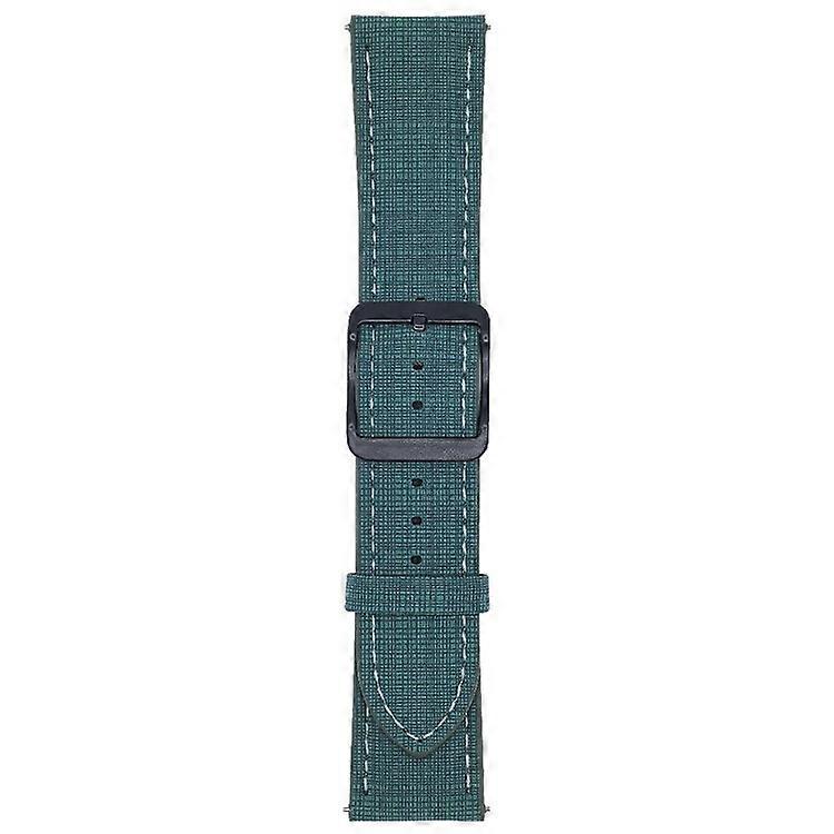 Compatible For Huawei Watch GT 5 46mm Watch Band 22mm Braided Checkered Pattern Ring Buckle Leather Wrist Strap