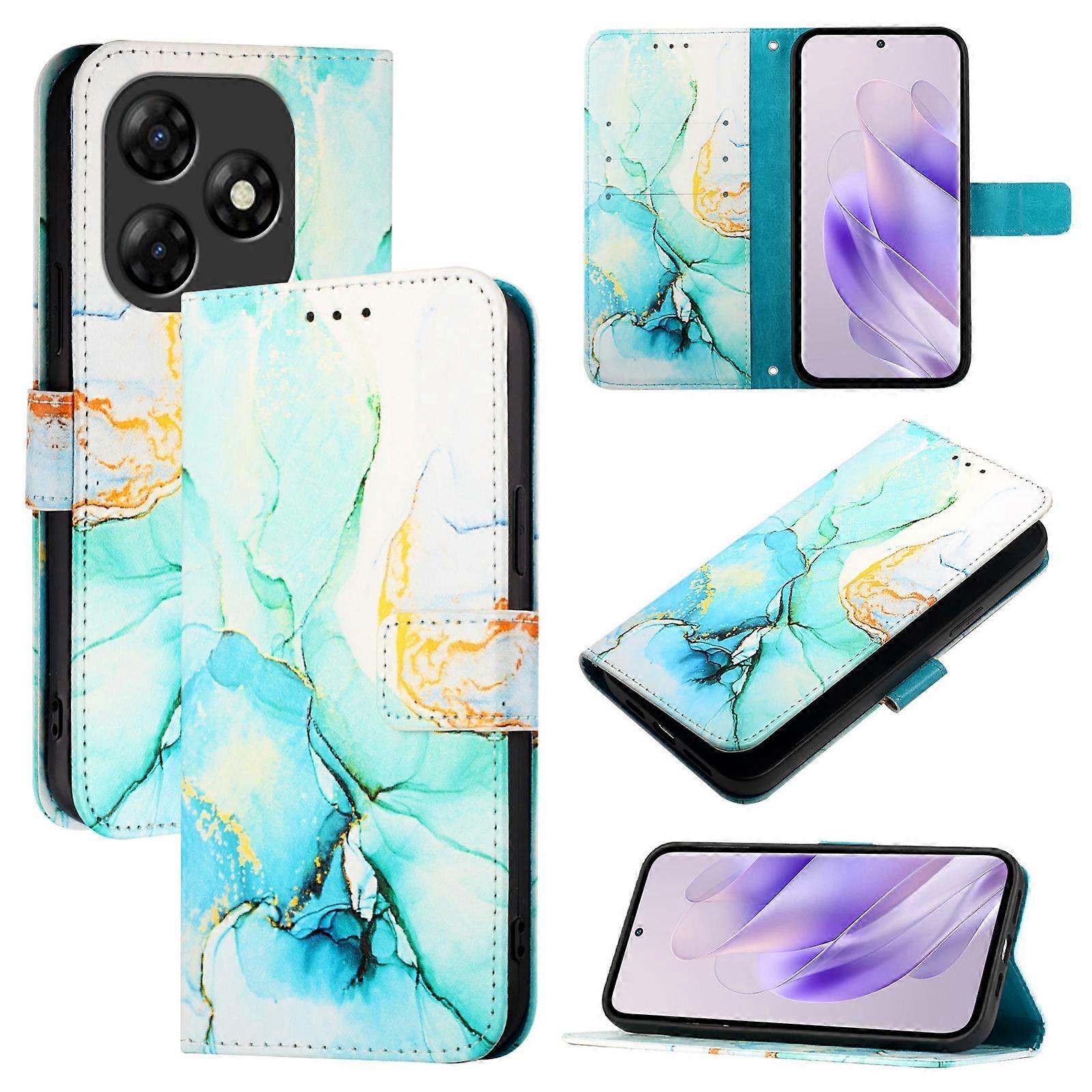 PT003 Marble Pattern Flip Leather Phone Case