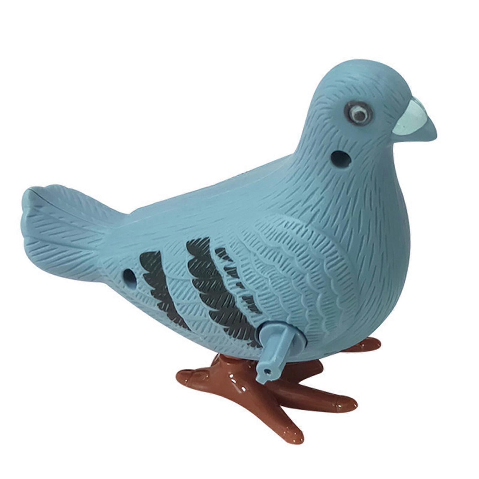 4’’ Clockwork for Pigeon Toy Winding Up for Dove Toy for Kiddie Learning Education Child Fine Motor Skill Toy Vintage So