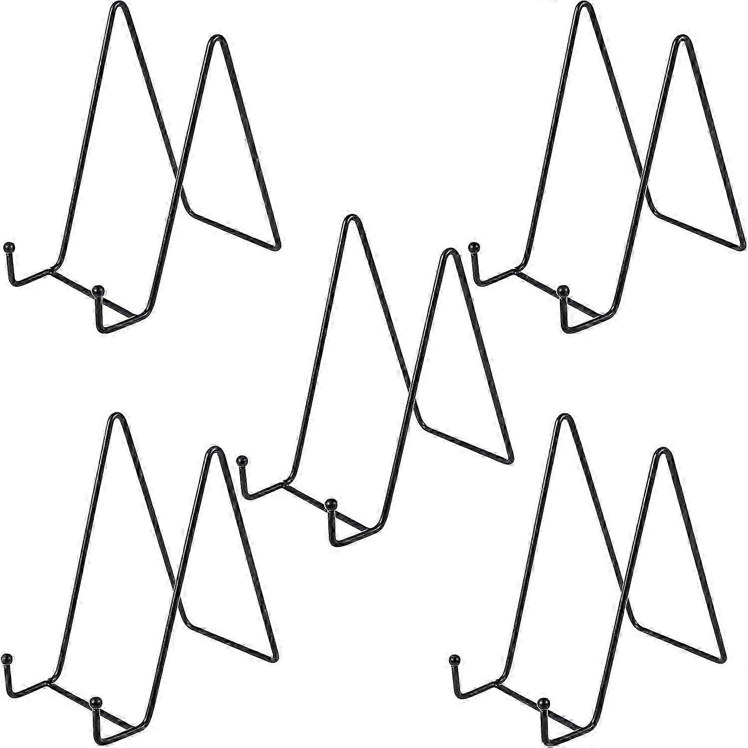 5PCS 6-Inch Display Stands for Picture Frames, Plates, Books & More