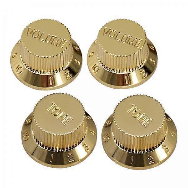 6x Timbre And Volume Knobs Replaces for Guitar 2pcs