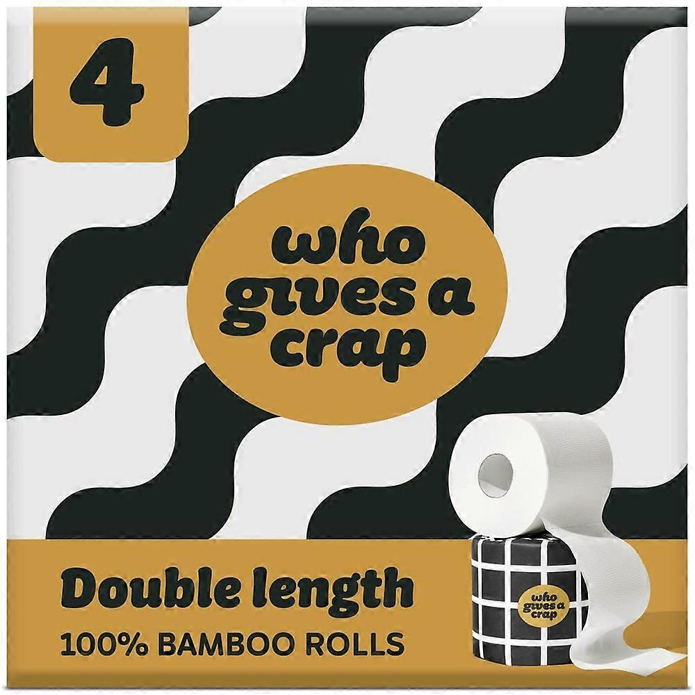 Who Gives A Crap Extra Soft Double Length Toilet Roll -4 pack
