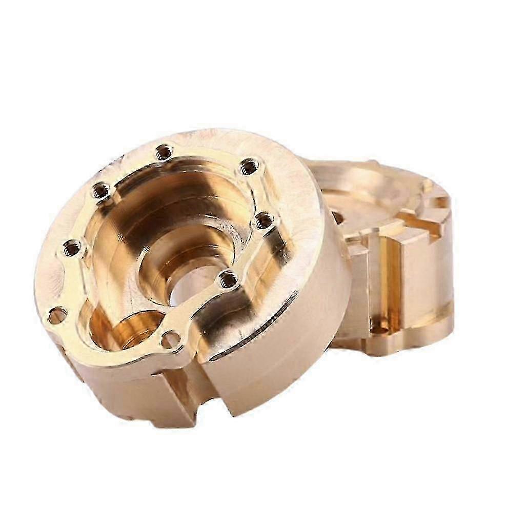 210g/2pcs Brass Outer Portal Drive Housing Compatible with 1:10 Scale RC Crawler Models -4