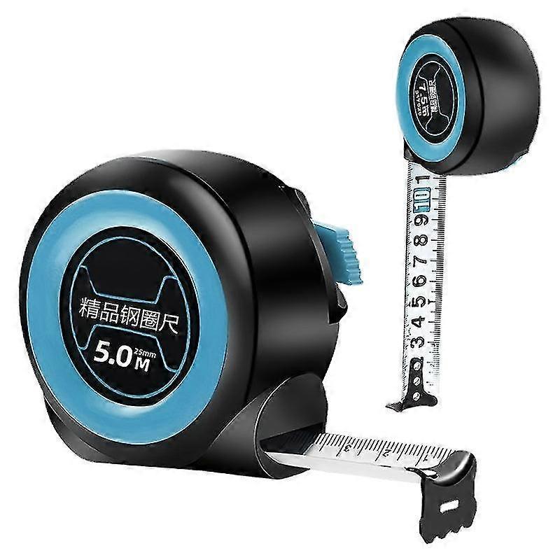 Thickened Self-locking Steel Tape Measure with Rubber Suitable for Woodworking Applications