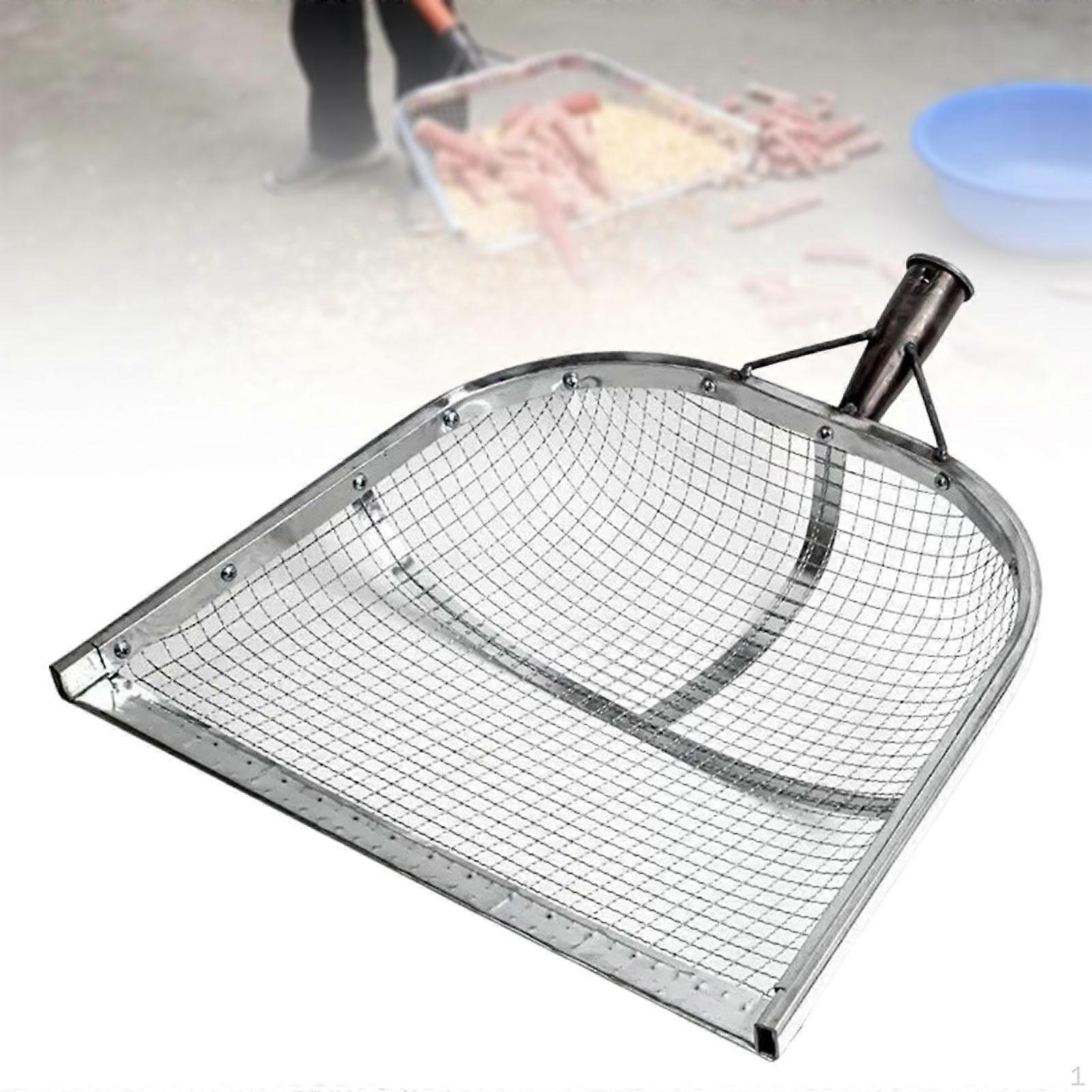 Garden Sieve Soil Spade, Sifter Yard Portable Agricultural Filter Riddle for Bonsai