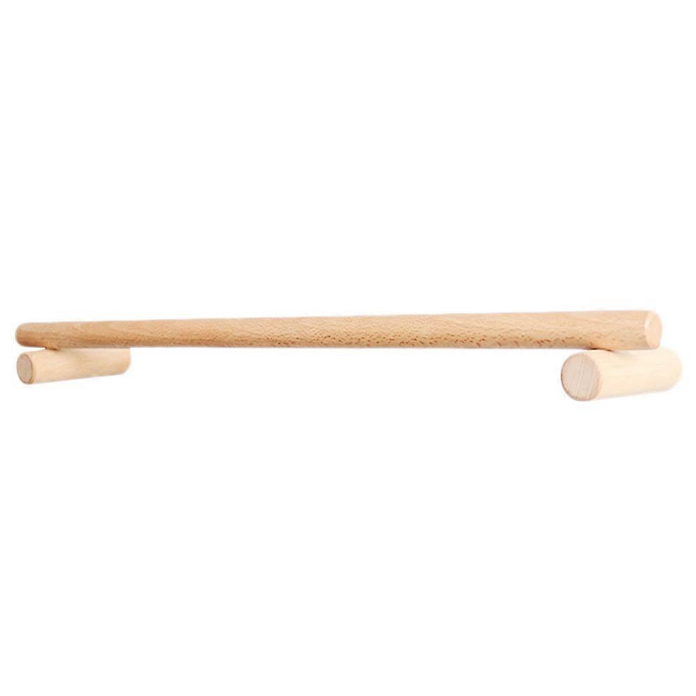 Bathroom Accessory, Wooden Single for Towels, Enhances Home Organization