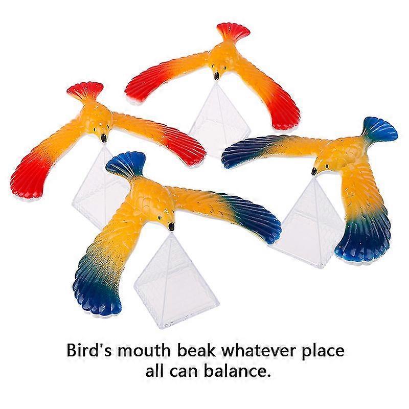 1set Balancing Bird + Pyramid Magic Physics Science Enlightenment Kid Toy Gifts 2025