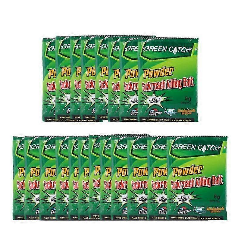 Cockroach Killing Bait Powder for Ant and Roach Control - Effective Insecticide with Attractant (5-100 Bags)