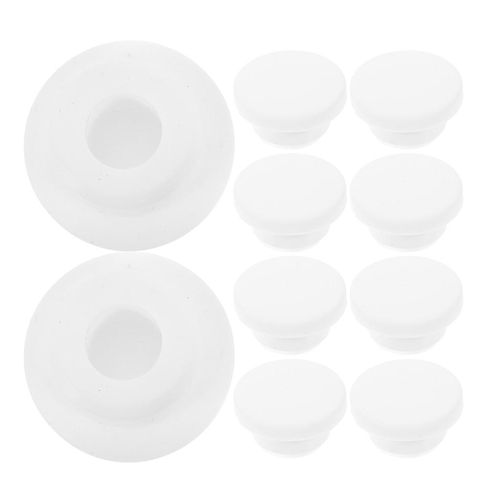 Bathtub Plug Washbasin Sink Overflow Cover For Bathroom Plastic Seal Prevent Water Overflow 10Pcs