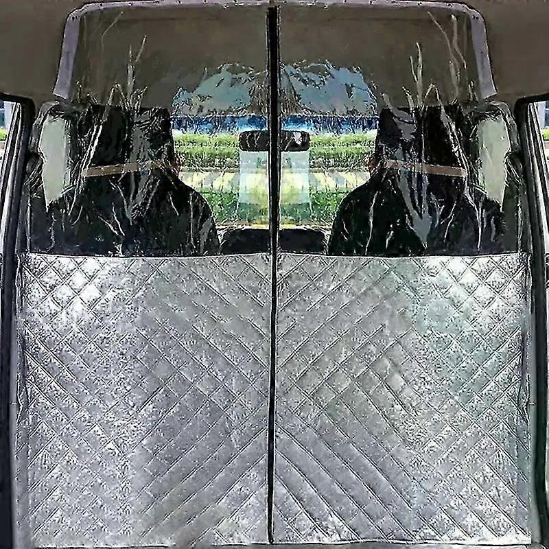 Suitable for  Suitable for d Transit Custom Cab Divider Heat Insulation Curtain Kits With Zipper Highroof Camper Van Motorhome Caravan