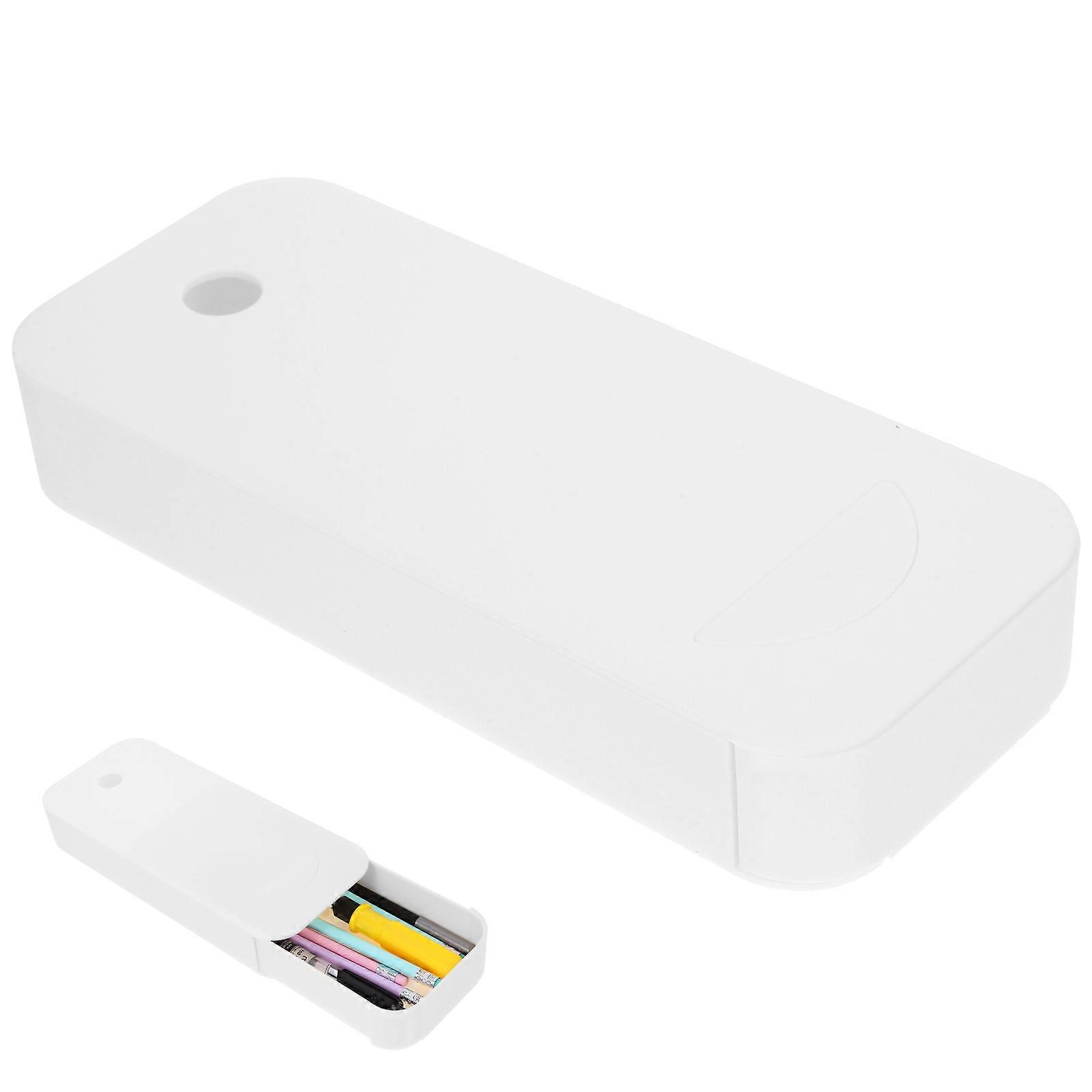 Organizer For Pen Multi-Functional Desk Organizer Hidden Drawer Desk Accessories Strong Material 22.00X9.20X3.50CM 1Set