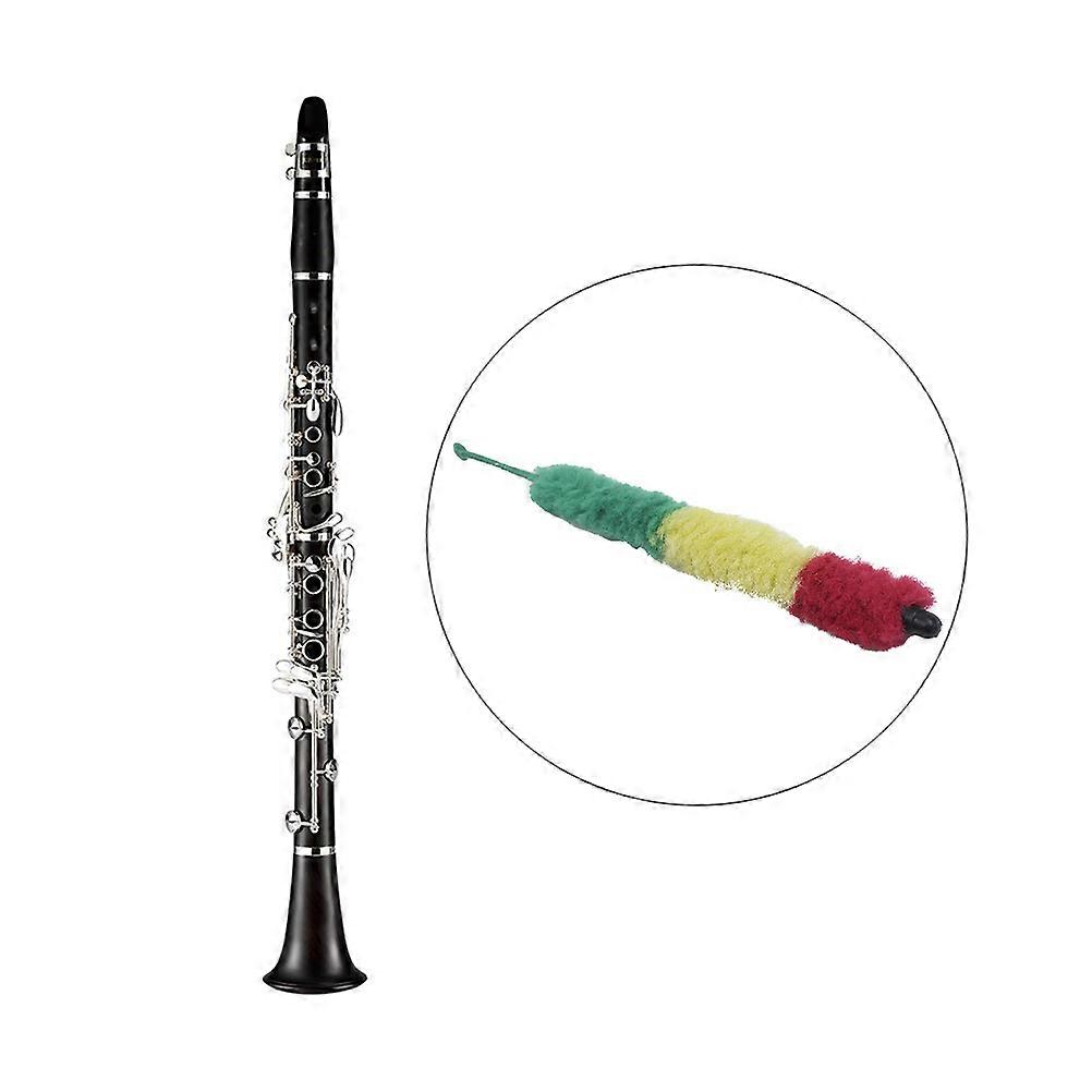 Convenient Clarinet Care Brush Round Multi Functional Cleaning 1Pc