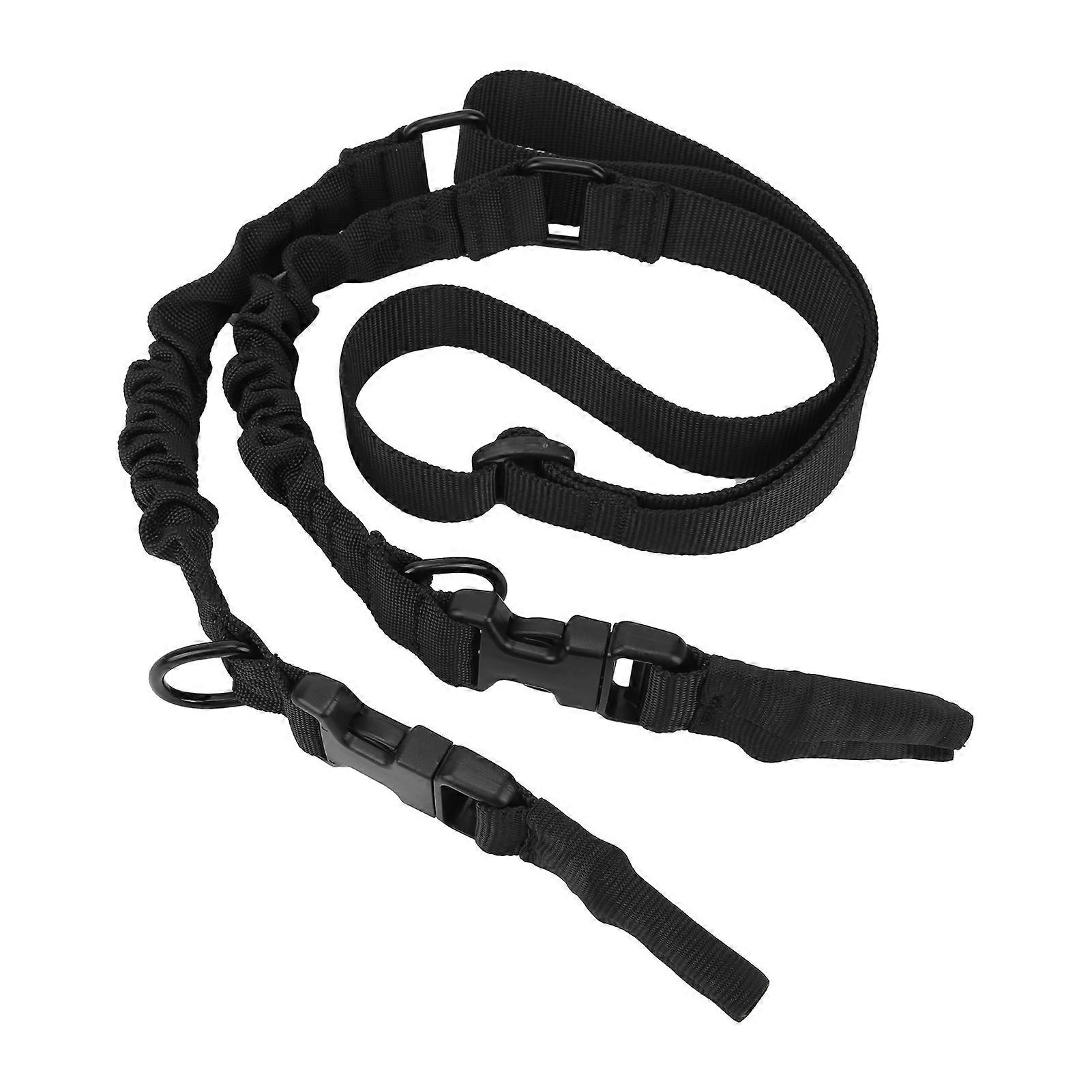 Adjustable Nylon 2 Point Sling Shoulder Strap Outdoor Elastic Hunting Belts with Metal Hook