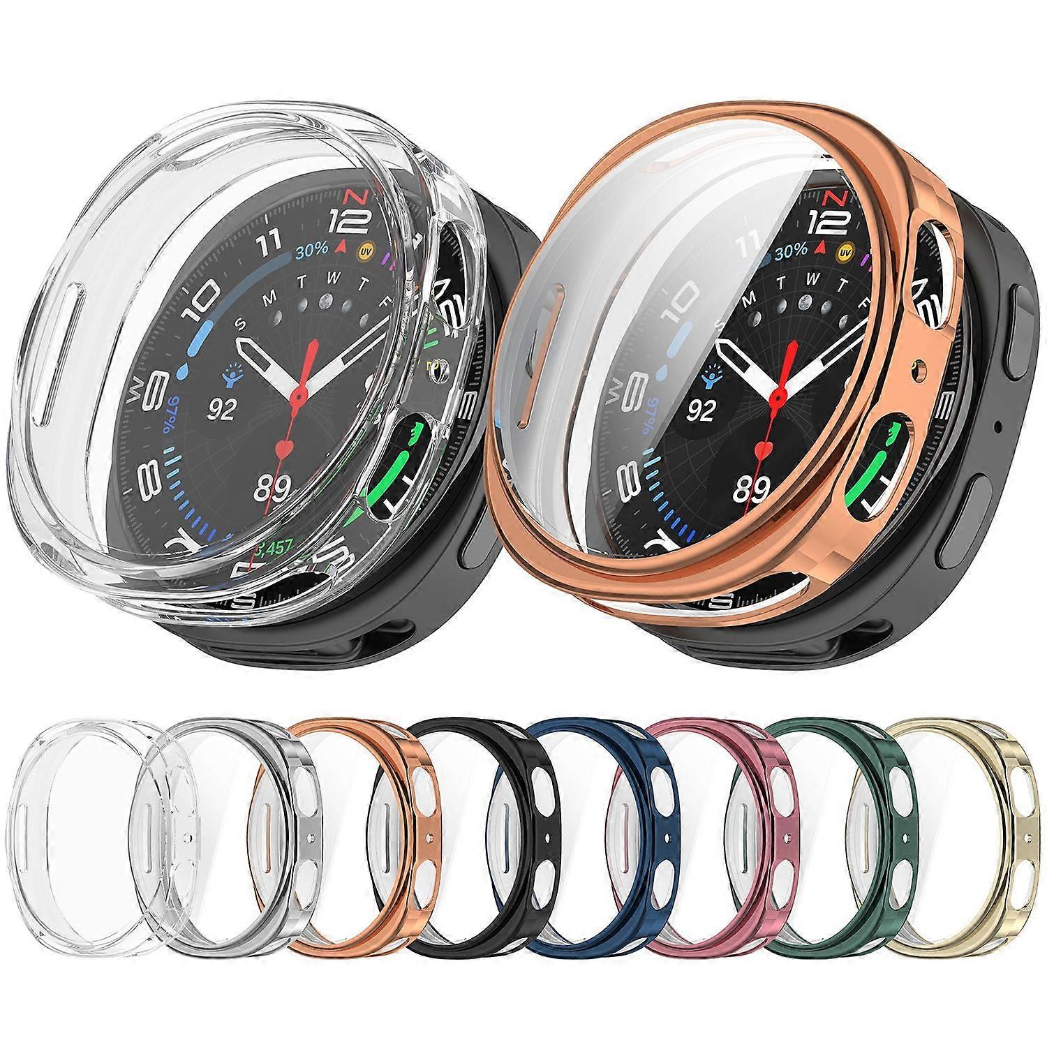 All Coverage Electroplated TPU Watch Protective Case