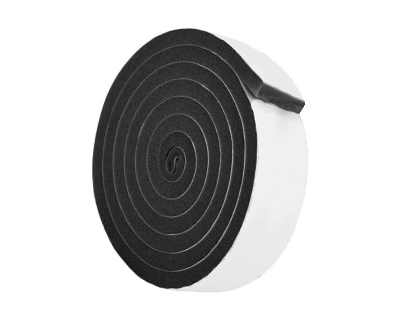 Sealing strip for noise reduction, 2 rolls, protects doors and casement windows, resists rain and cold wind, easy tallation (3CM 1 roll)