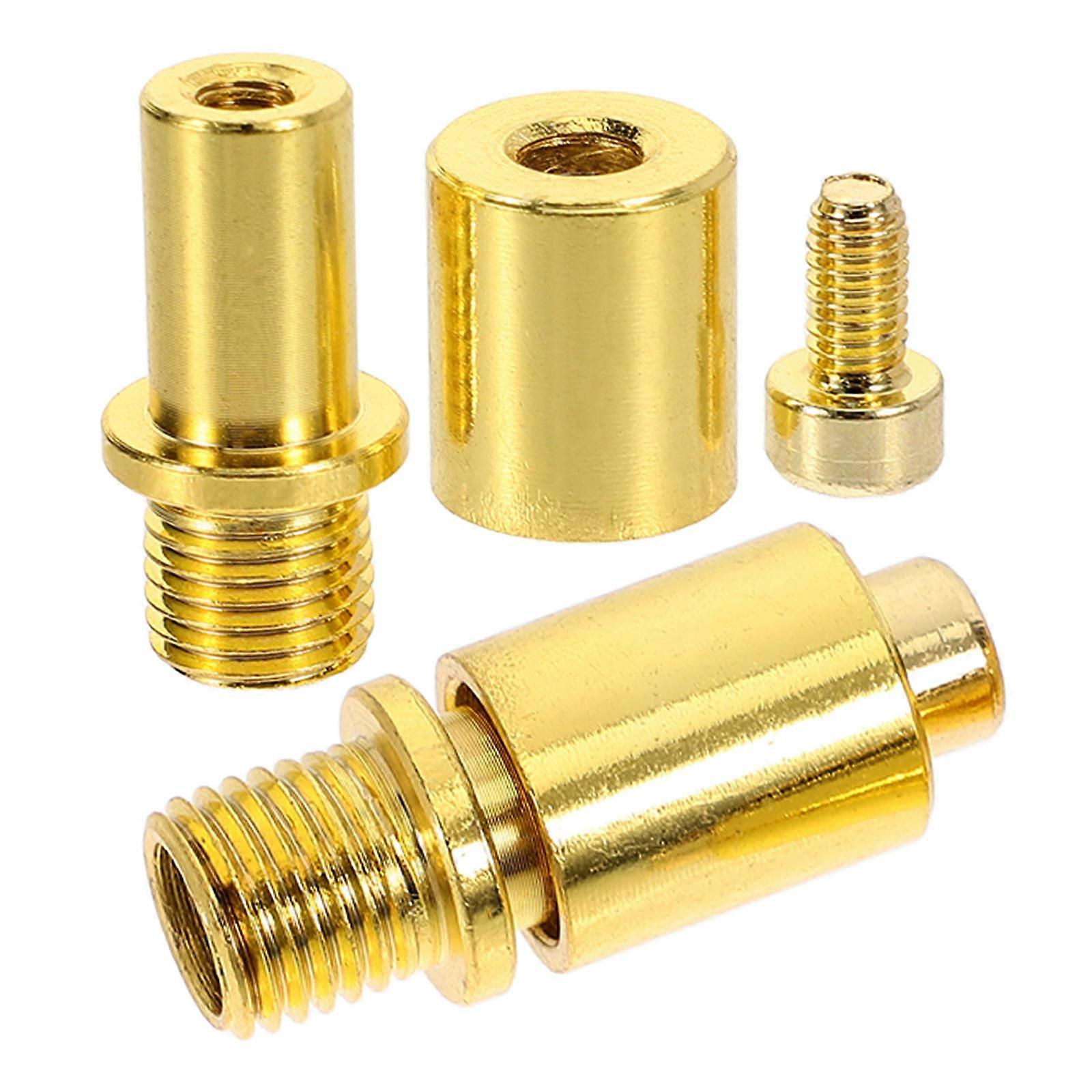 Electric Guitar Accessories Tremolo Arm Jack Replacement Metal Material Round Shape Simple Design Golden Color For Maintenance 2Pack