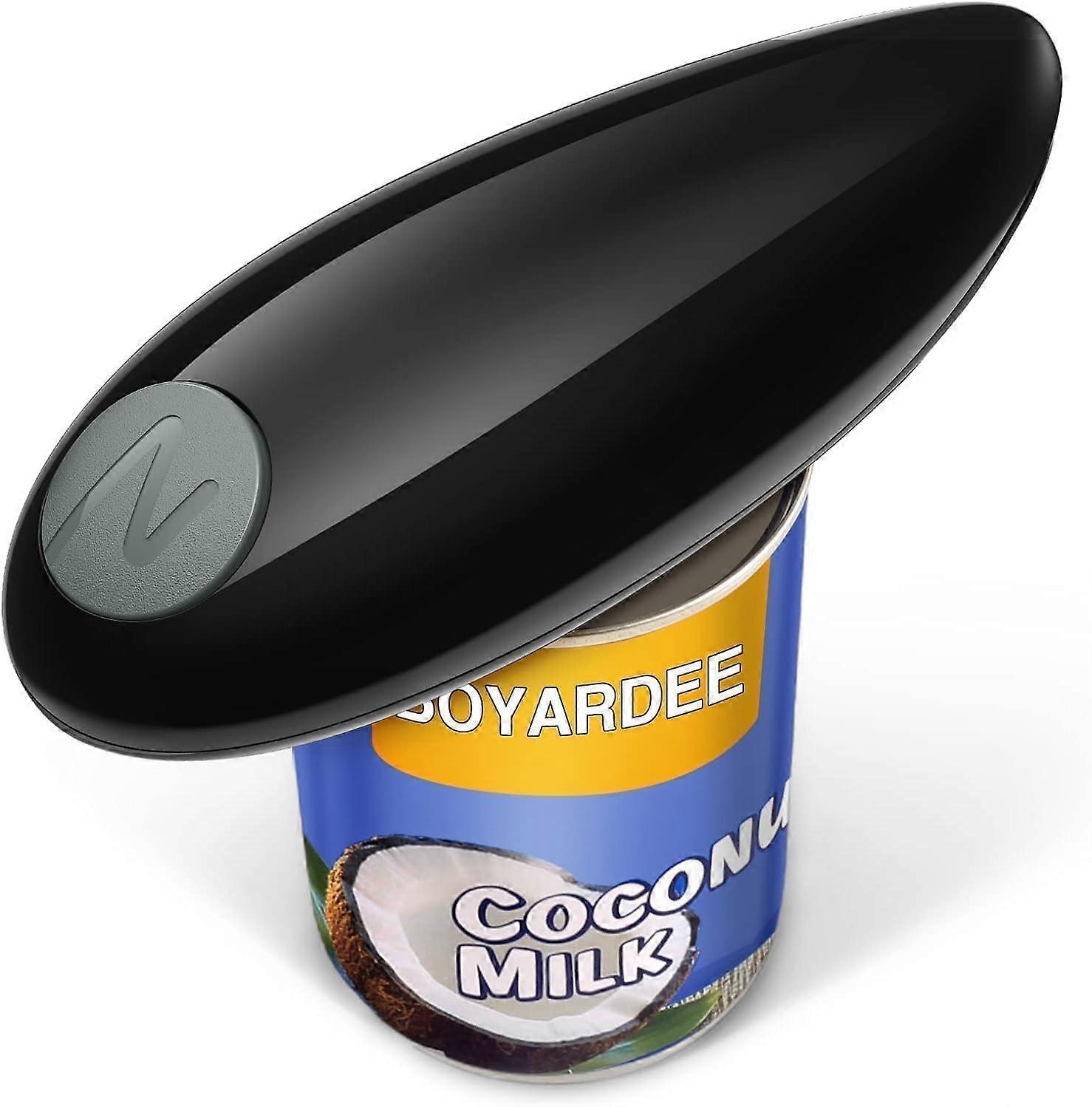 Hands-Free Electric Can Opener, 360° One-Button Automatic Opening, Safe and Reliable, Best Choice for Kitchen