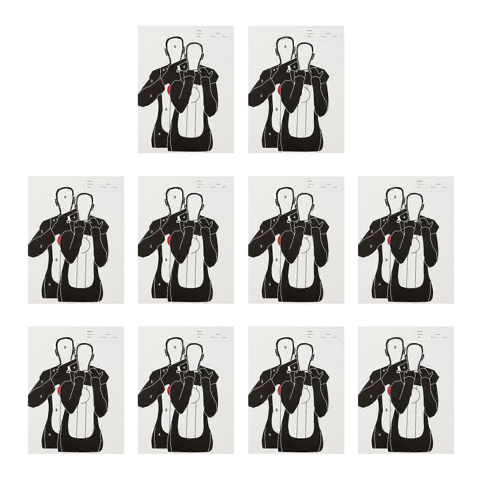 10pcs 45x32cm Paper Shooting Targets for Archery Arrows Hunting Accessories