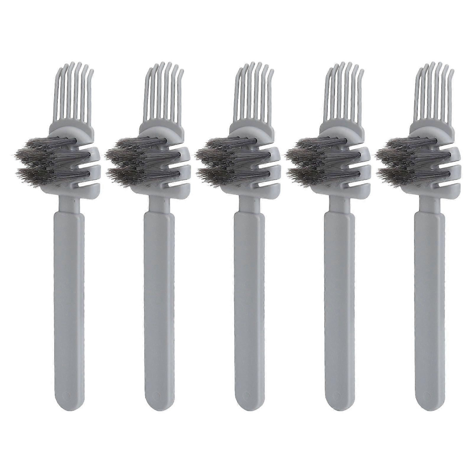 2025 Latest Model 5Pcs Comb Cleaning Brush Plastic Dense Bristles Long Handle ...