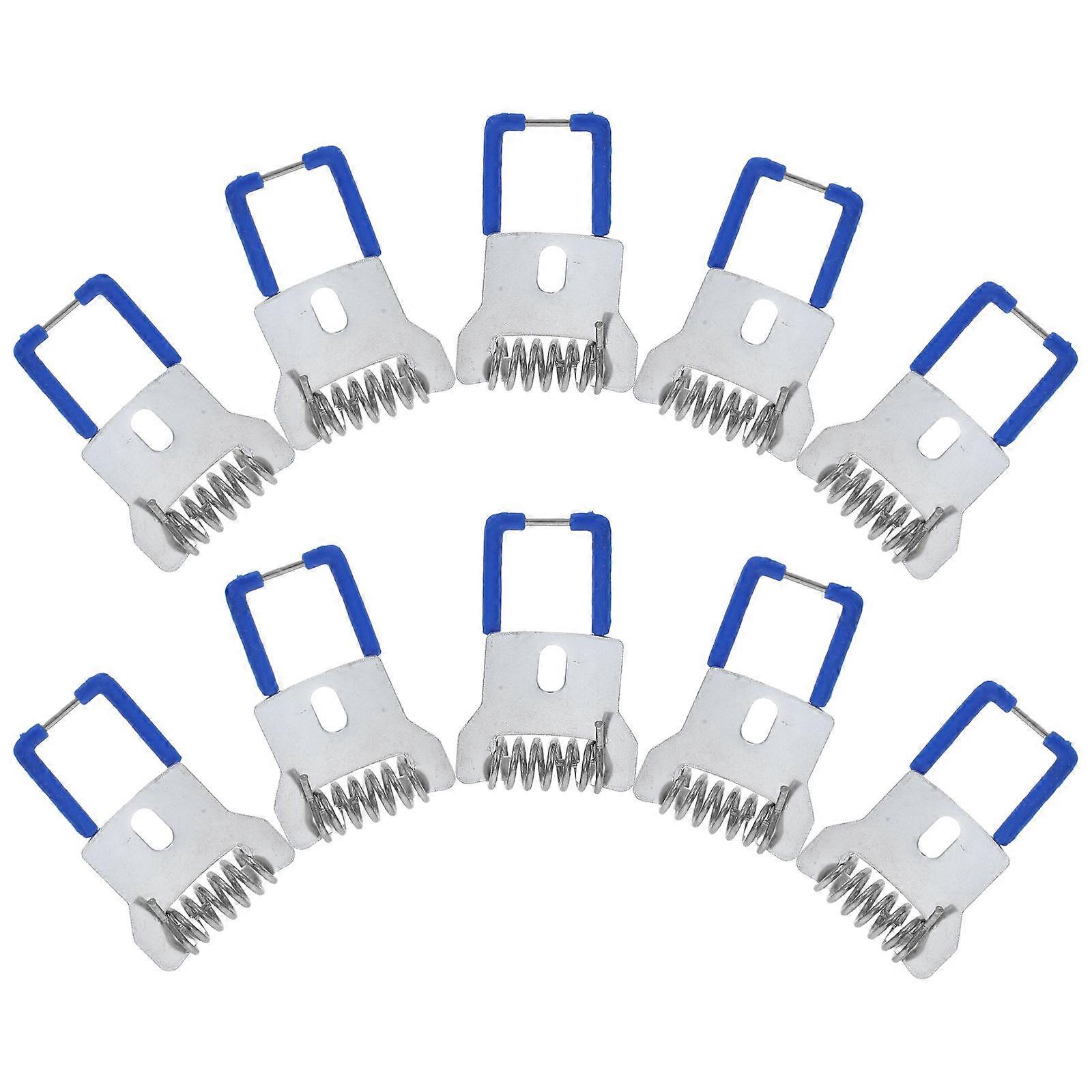 Recessed Clips Recessed Lighting Fixing Clip Mall Diy Projects Holding Downlights Blue .00X2.50X0.90Cm 10Pcs