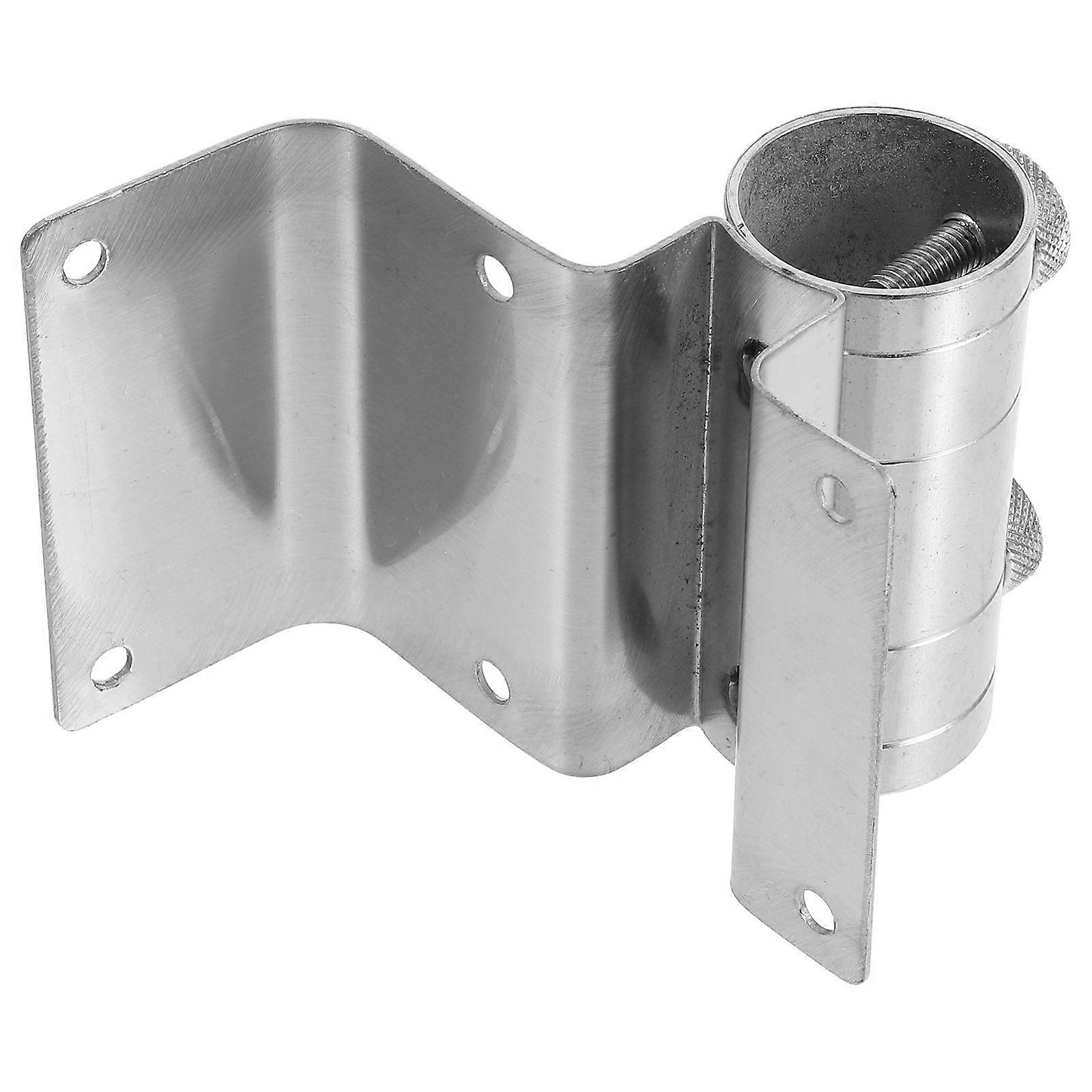 Patio Umbrella Holder Adjustable Deck Mount Bracket for 1 Set Umbrella Clamp Attached to Railing