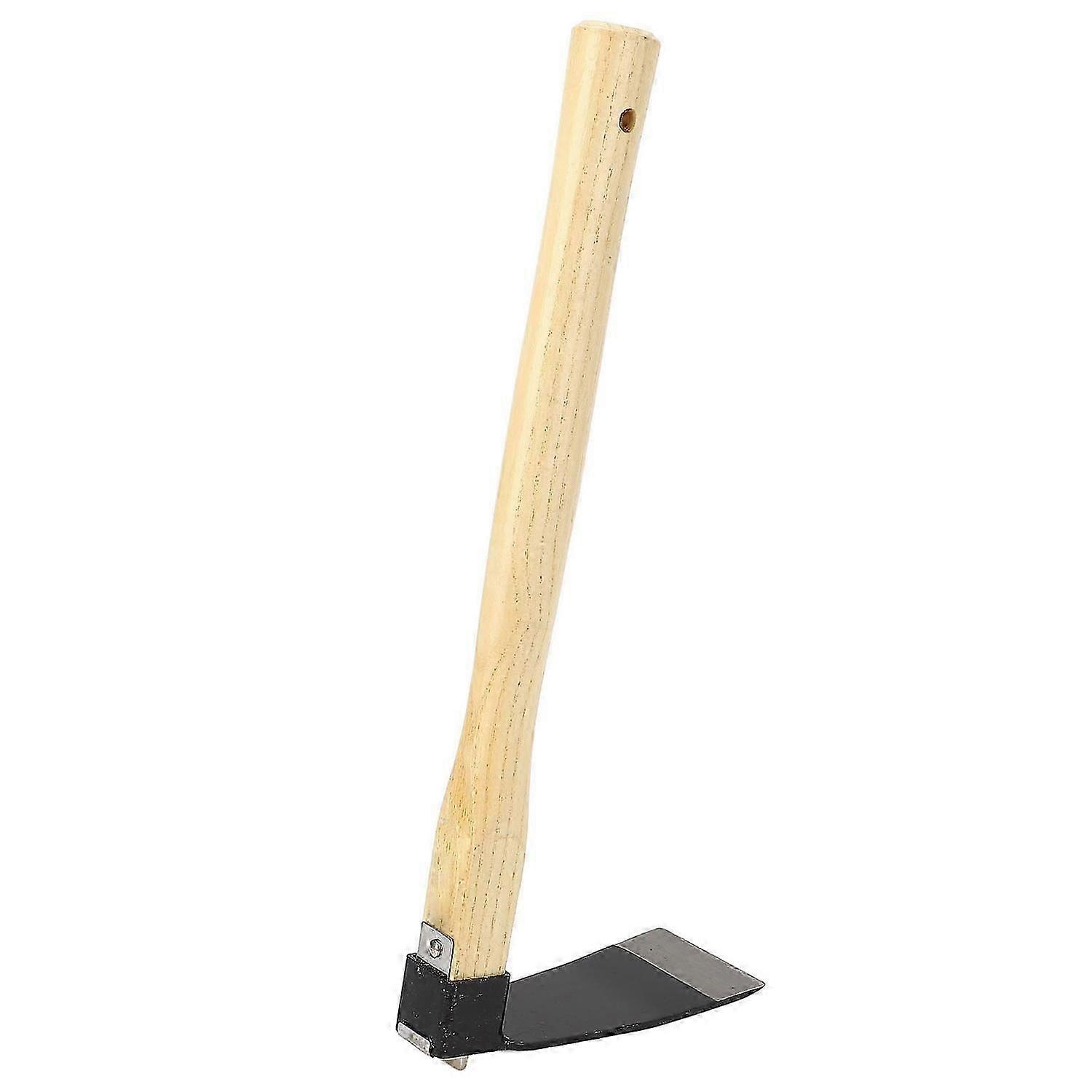 Wooden Handle Gardening Hoe Small Digging Hoe for Weeding Planting Clam