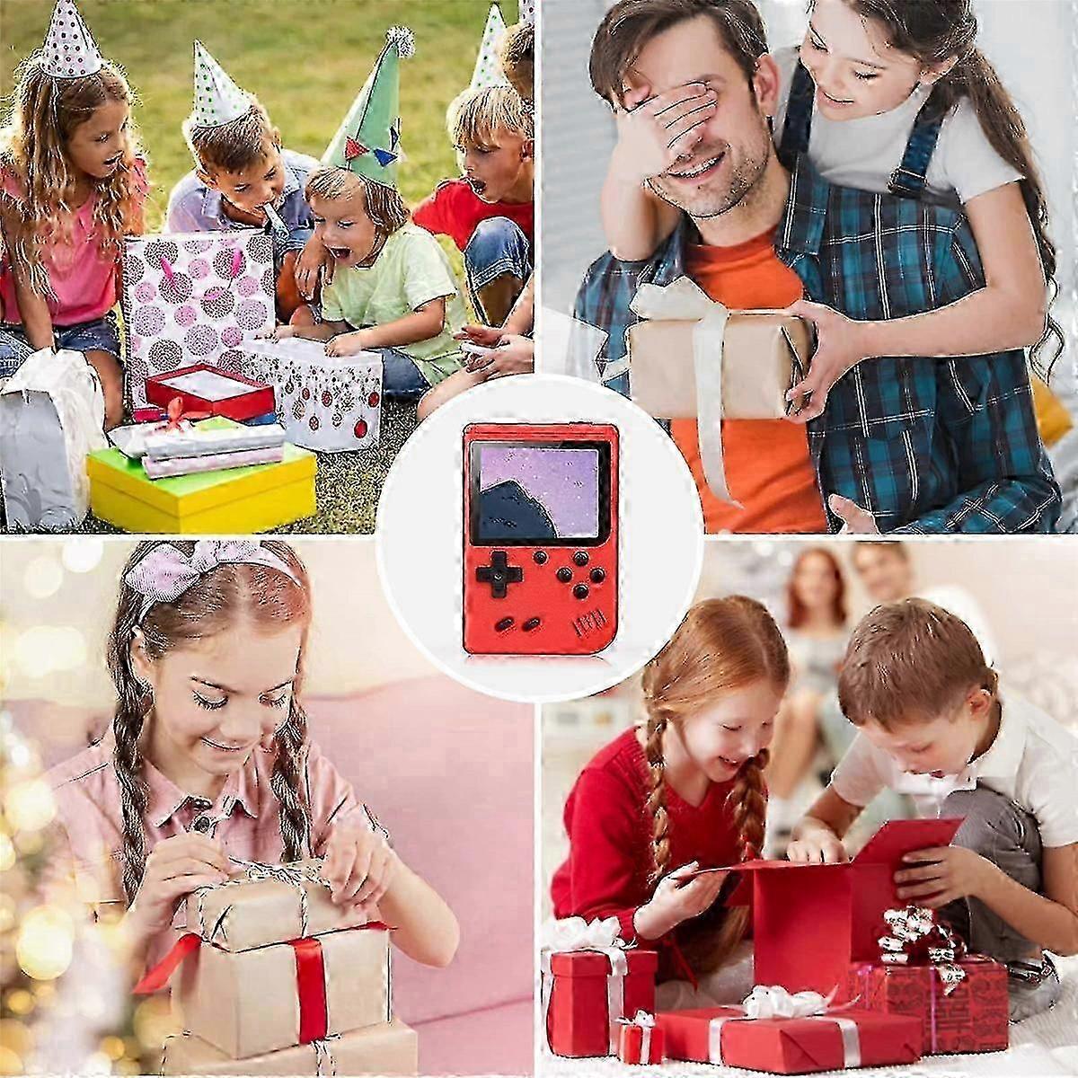 2.4 Inch Retro Handheld Game Console with Controller for Kids, 400 Games and TV Connectivity Support