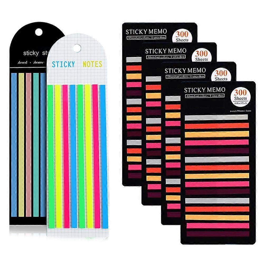1520 Pcs Tabs Tape, Sticky Long Page Markers Tabs, Book Tabs For Annotating Books Aesthetic Office School Study Supplies-Style 1