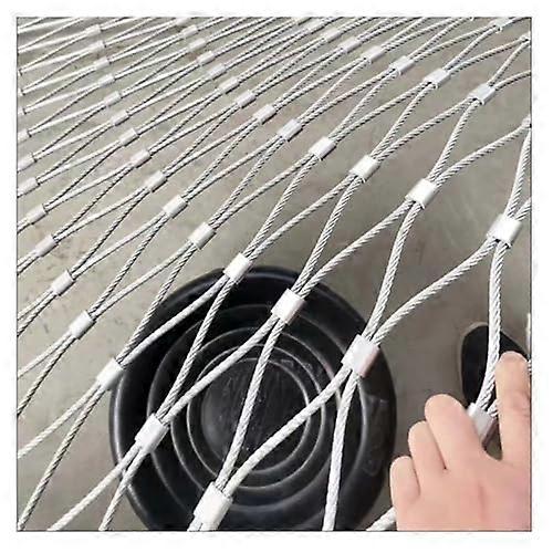 Flexible Stainless Steel Rope Mesh, AntiTheft Mesh Fence, Impact Resistant Rope Net